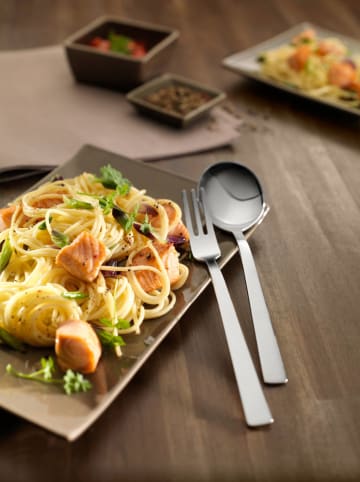 Zwilling 2tlg. Spaghetti-Besteck-Set in Silber - (L)20 cm