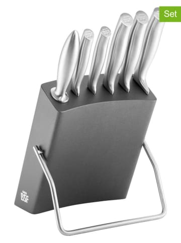 Zwilling 7tlg. Messerblock-Set ''Chicago'' in Grau/ Silber