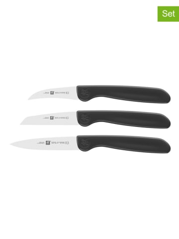 Zwilling 3er-Set: Küchenmesser ''Twin'' in Schwarz