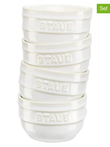 Zwilling Miski (4 szt.) "Staub" w kolorze kremowym - Ø 9 cm