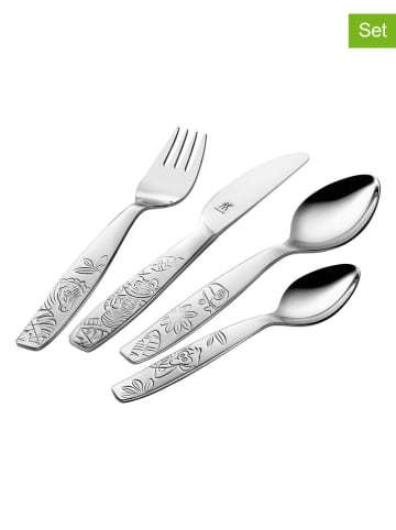 Zwilling 4tlg. Kinderbesteckset "Jungle" in Silber - ab 3 Jahren