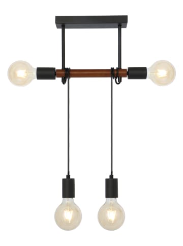 Globo lighting Lampa wisząca w kolorze czarnym - 39 x 6 x 100 cm