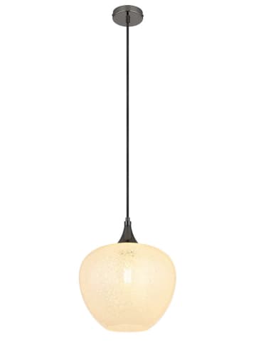 Globo lighting Hanglamp "Maxy" zilverkleurig/zwart - Ø 29 cm