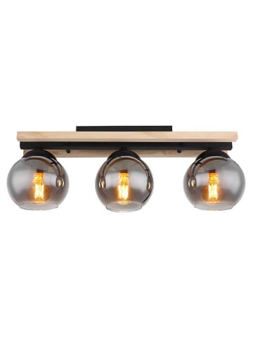 Globo lighting Lampa sufitowa "Conni" w kolorze czarno-szarym - szer. 60 cm