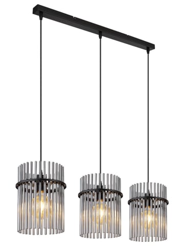 Globo lighting Lampa wisząca "Gorley" w kolorze czarnym - 80 x 140 x 20 cm