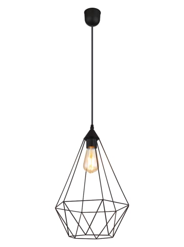 Globo lighting Hanglamp zwart - (H)120 x Ø 30 cm