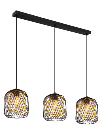 Globo lighting Lampa wisząca "Dichti" w kolorze złoto-czarnym - 84 x 150 x 18 cm