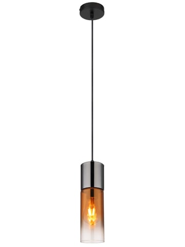 Globo lighting Lampa wisząca w kolorze czarno-brązowym - dł. 150 cm