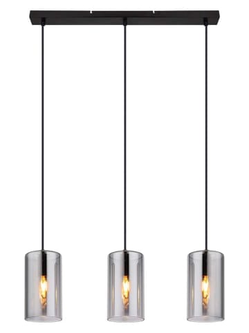 Globo lighting Hängeleuchte "Annika" in Schwarz/ Grau - (B)63 cm