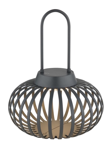 Globo lighting Ledtafellamp "Allegra" antraciet - (H)25,5 x Ø 20,5 cm