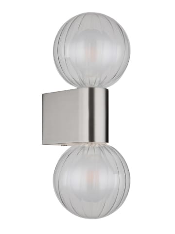 Globo lighting LED-Wandleuchte "Ander" in Silber - (B)10 x (H)26 cm