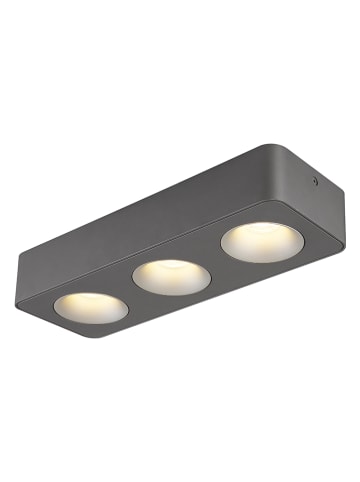 Globo lighting Ledplafonnière grijs - (L)33,2 x (B)11,7 x (H)5,5 cm