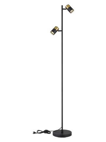 Globo lighting Lampa stojąca LED w kolorze czarno-miedzianym - wys. 154 cm