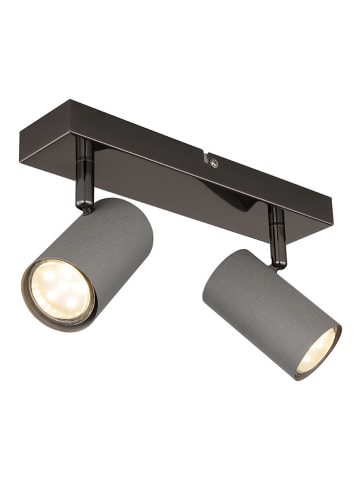 Globo lighting Deckenleuchte "Robby" in Schwarz/ Grau - (B)26 x (H)12 x (T)10 cm