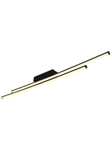 Globo lighting Lampa sufitowa LED "Kirina" w kolorze czarnym - 110 x 6,6 x 6 cm