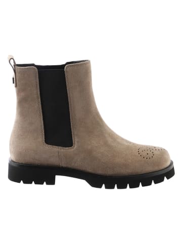 Högl Leder-Chelsea-Boots "Robin" in Taupe