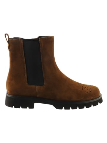 Högl Leder-Chelsea-Boots "Robin" in Hellbraun