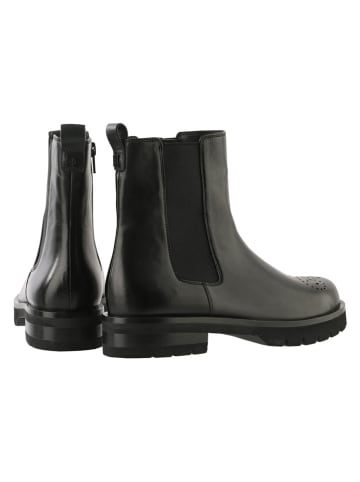 Högl Leder-Boots in Schwarz