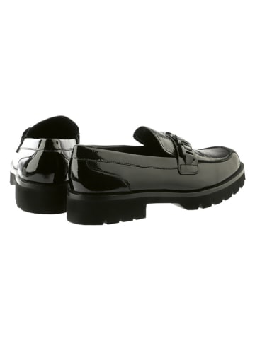 Högl Skórzane mokasyny w kolorze czarnym