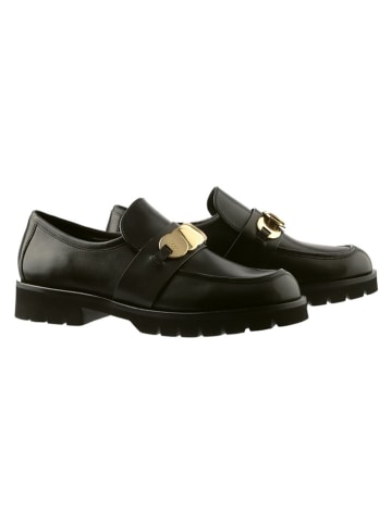 Högl Leren mocassins zwart