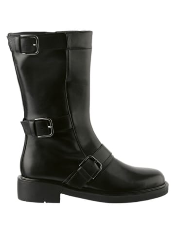 Högl Leder-Stiefel in Schwarz