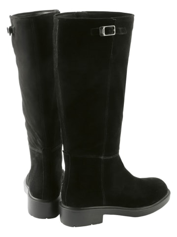 Högl Leder-Stiefel in Schwarz