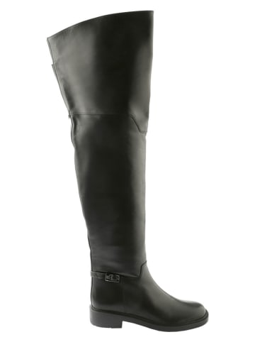 Högl Leder-Stiefel in Schwarz