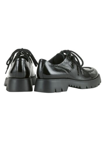 Högl Leder-Schnürschuhe in Schwarz