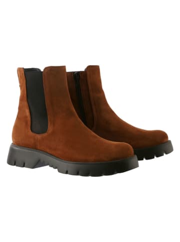 Högl Leren chelseaboots "Montana" lichtbruin