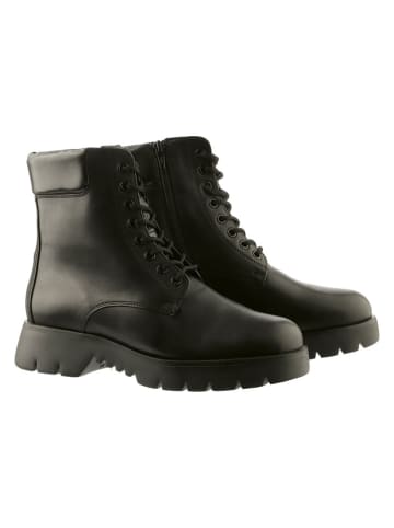 Högl Leder-Boots in Schwarz