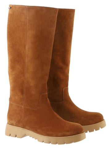 Högl Leder-Stiefel in Hellbraun