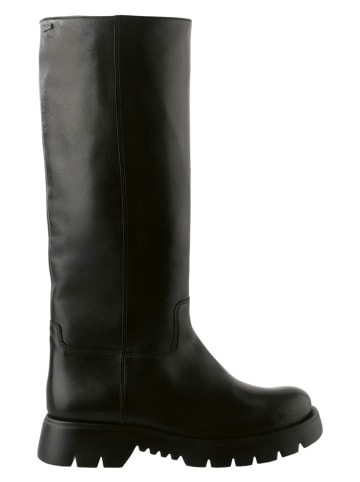 Högl Leder-Stiefel in Schwarz