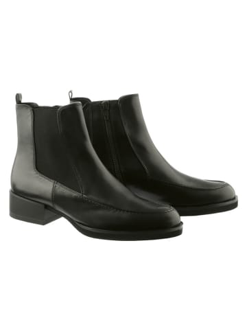 Högl Leder-Boots in Schwarz