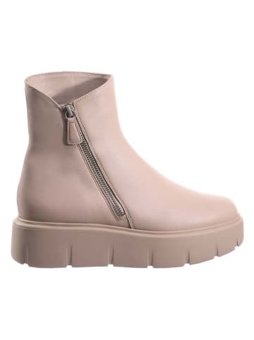Högl Leder-Boots "Travis" in Creme
