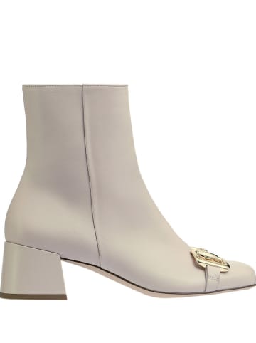 Högl Leder-Stiefeletten in Grau
