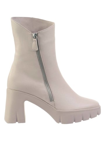 Högl Leder-Stiefeletten "Manon" in Creme