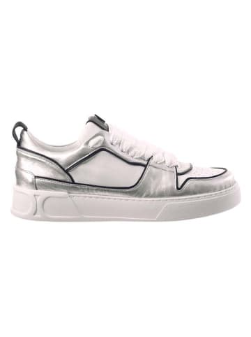 Högl Leder-Sneakers "Macba Seven" in Silber