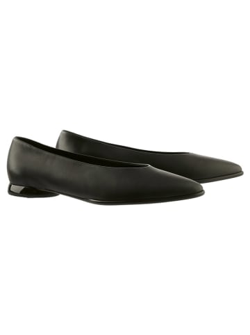 Högl Leder-Ballerinas in Schwarz