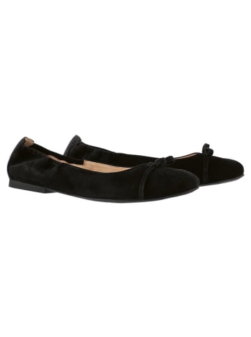 Högl Leder-Ballerinas in Schwarz