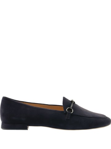 Högl Leren mocassins "Vera" donkerblauw