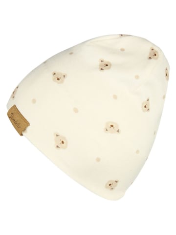 Sterntaler Czapka beanie w kolorze kremowym