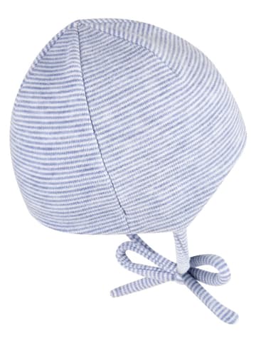 Sterntaler Czapka w kolorze biało-błękitnym