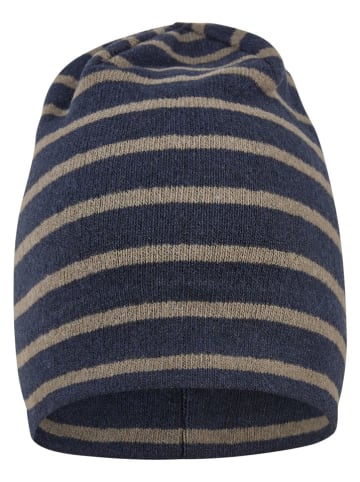 Sterntaler Beanie donkerblauw/lichtbruin