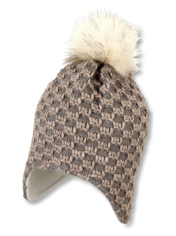 Sterntaler® Bommelmütze in Hellbraun