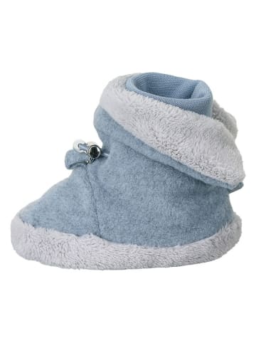 Sterntaler® Hausschuhe in Hellblau/ Weiß