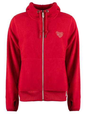 Roadsign Fleecejacke in Rot