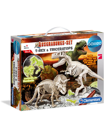 Clementoni Galileo-Ausgrabungsset "T-Rex & Triceratops" - ab 7 Jahren