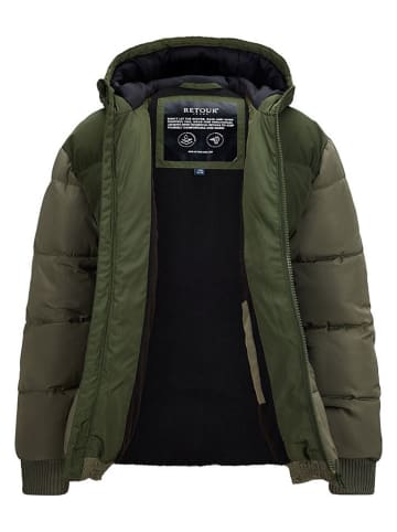 Retour Steppjacke "Guy" in Grün