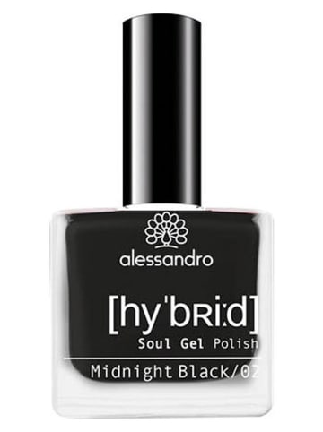 alessandro Nagellak "Hybrid - Midnight Black", 8 ml