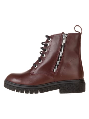 lamino Leren boots rood